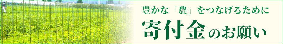 農のある社会を次世代につなぐため自然農法や有機農業の研究続けるサポート 自然農法センターへの活動寄付金募集中