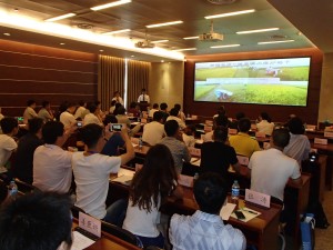 上海の大学における自然農法フォーラム